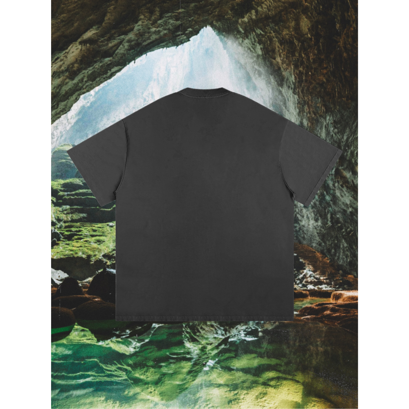 'Get Grafted' Heavyweight Tee - Charcoal (Oversized)