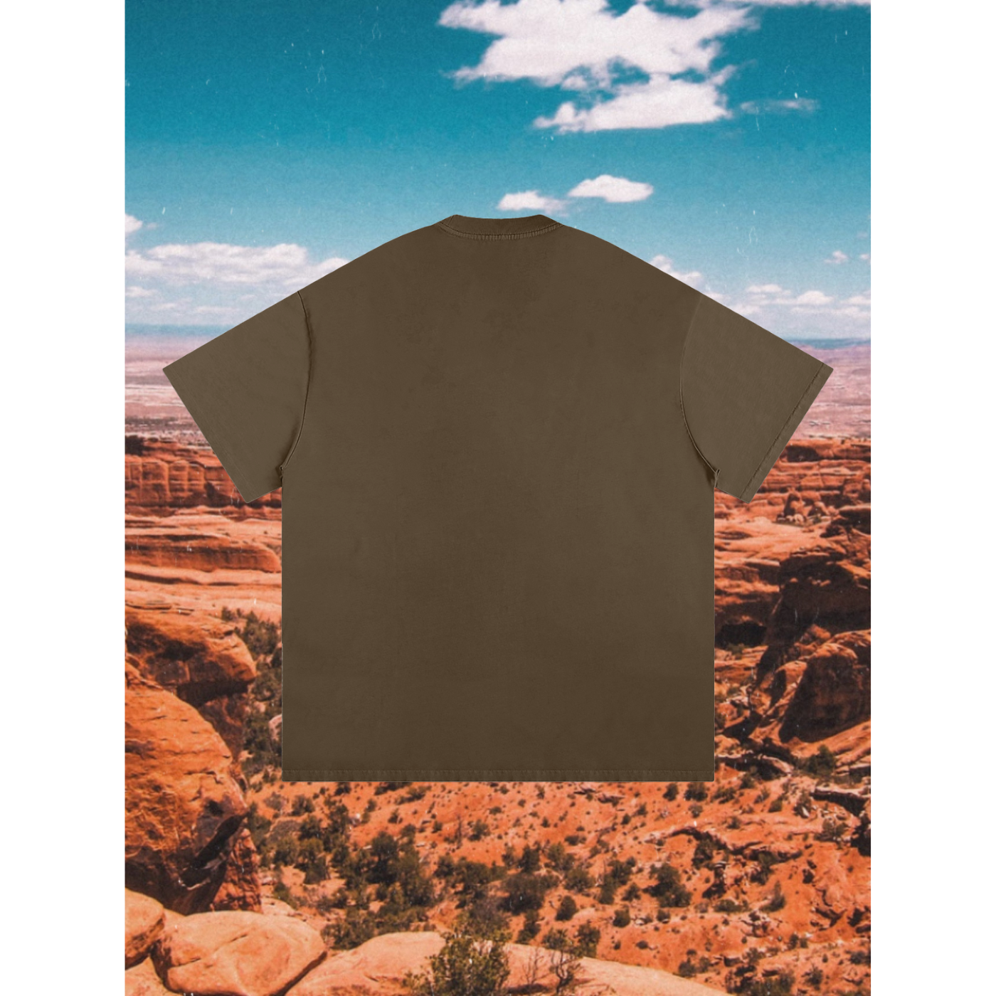'Get Grafted' Heavyweight Tee - Espresso (Oversized)