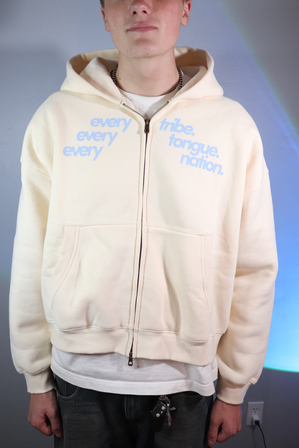 "Every Tribe" Boxy Zip Up