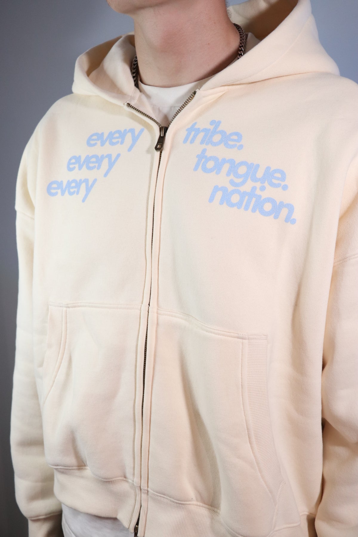 "Every Tribe" Boxy Zip Up