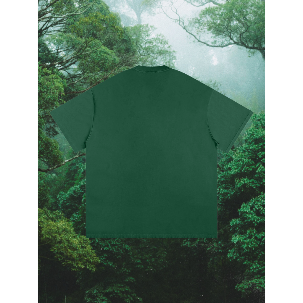 'Get Grafted' Heavyweight Tee - Forest (Oversized)