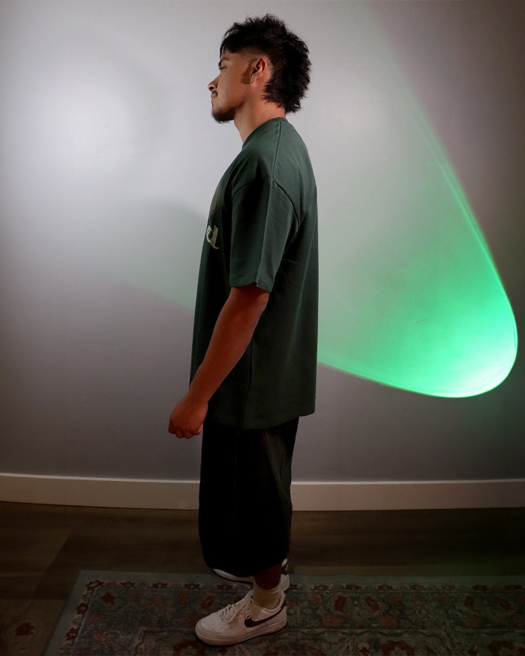 “Have You Been Grafted?” Oversized Tee - Green